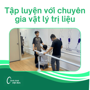 Tập luyện với chuyên gia vật lý trị liệu